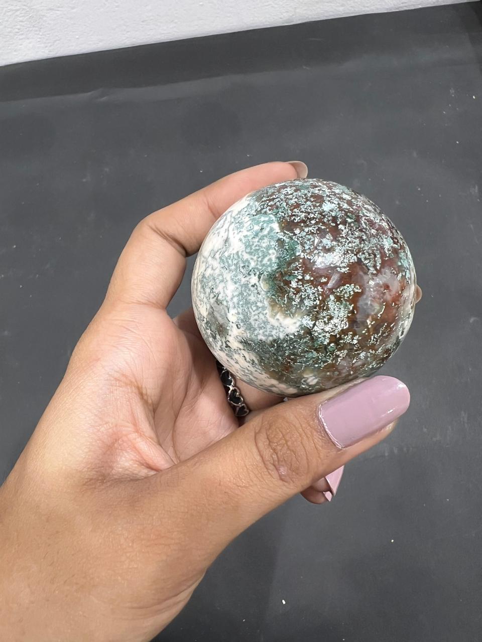 Heulandite Sphere 175g - AEORA ROCKS INDIA -Healing Crystals superstore