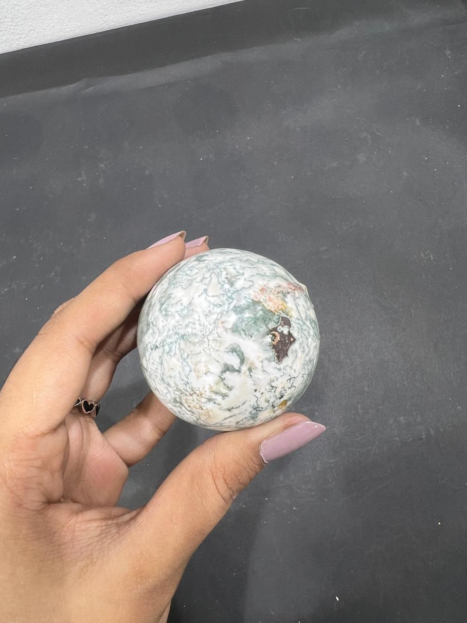 Green Heulandite Sphere 176g - AEORA ROCKS INDIA -Healing Crystals superstore