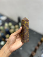 Fruit Jasper Tower 221g - AEORA ROCKS INDIA -Healing Crystals superstore