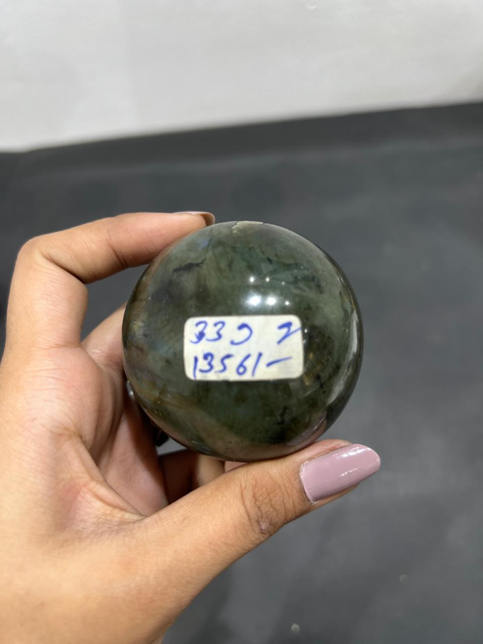 Labradorite Sphere 330g - AEORA ROCKS INDIA -Healing Crystals superstore