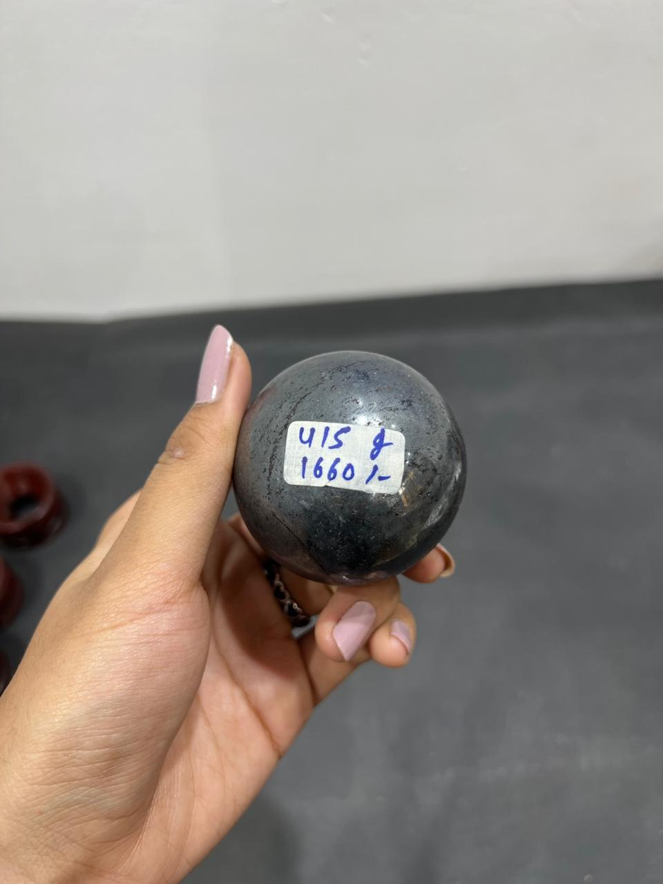 Hematite Sphere 415g - AEORA ROCKS INDIA -Healing Crystals superstore