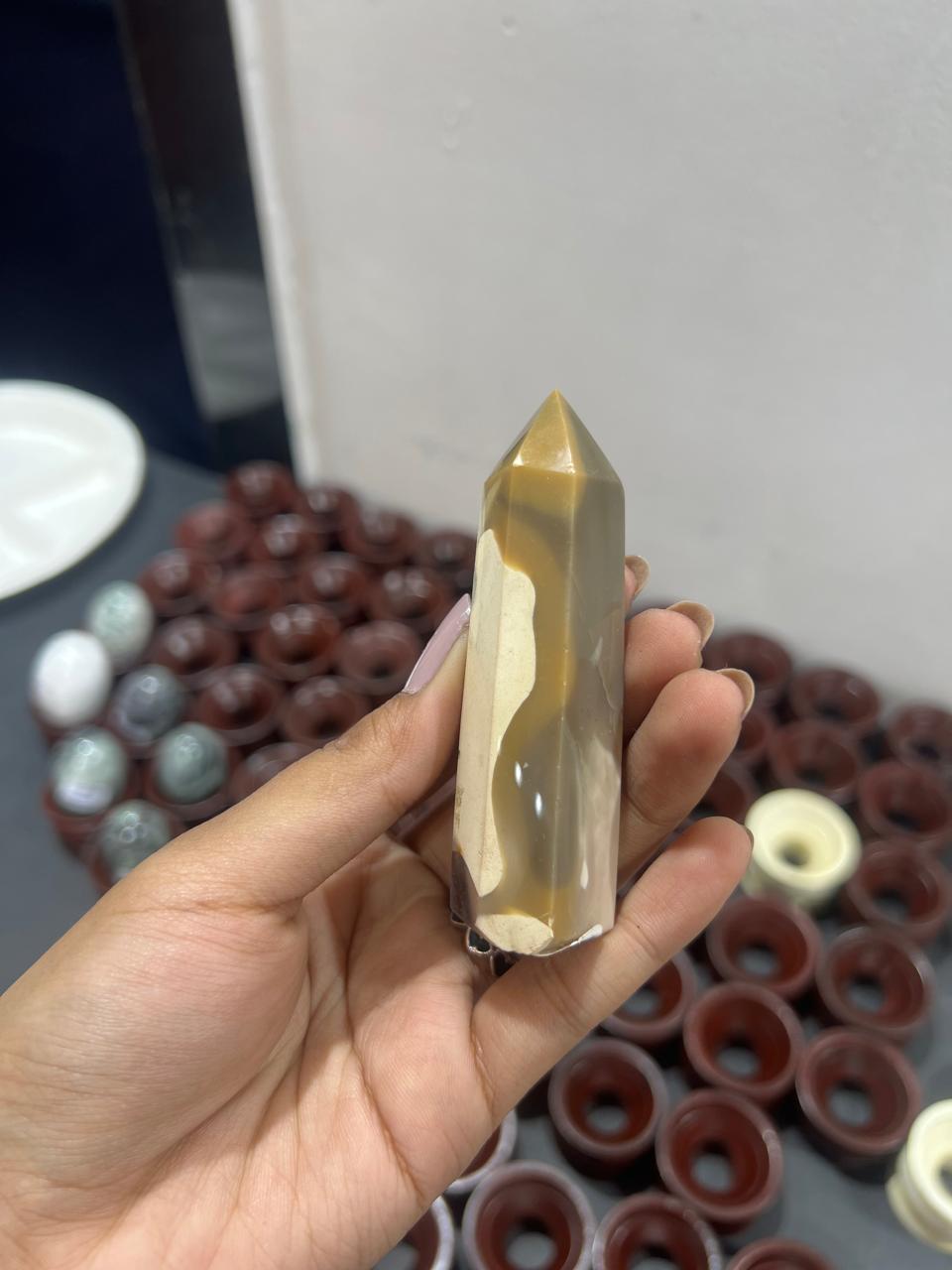 Mookaite Tower  67g - AEORA ROCKS INDIA -Healing Crystals superstore