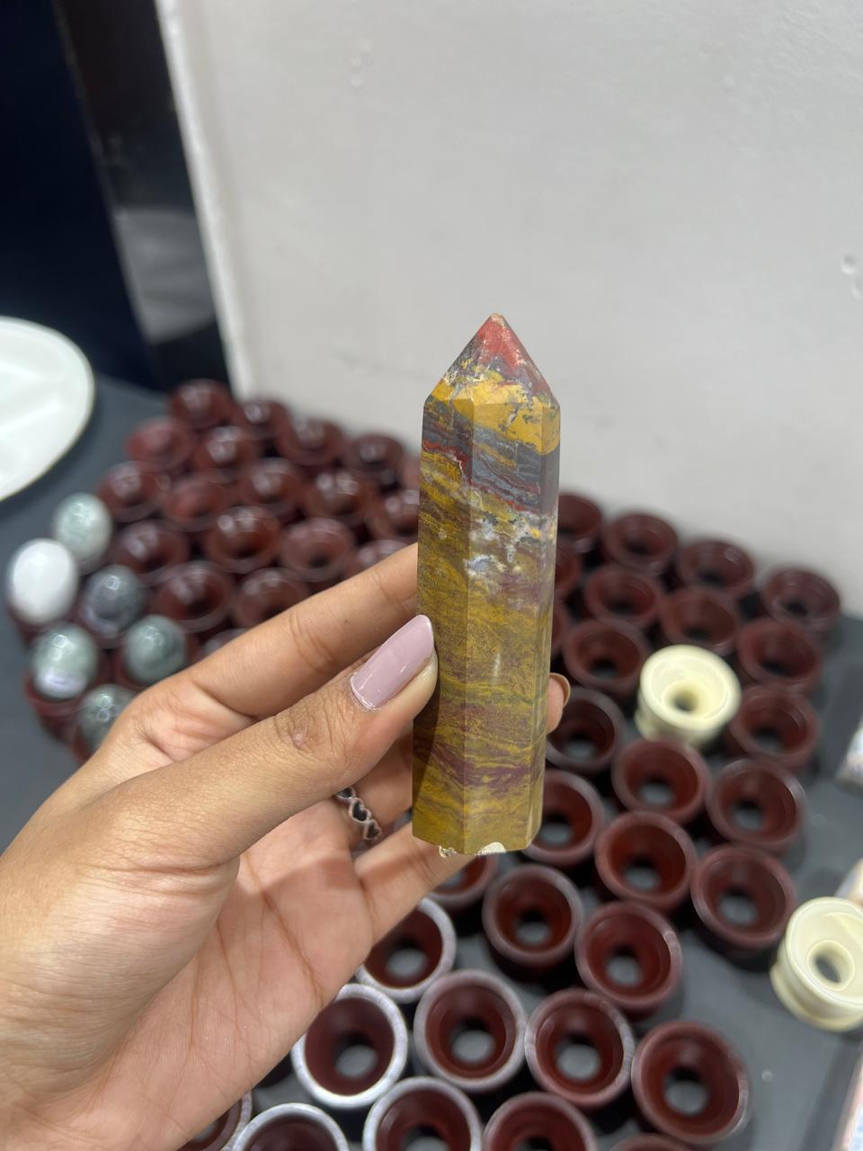 Pietersite Tower 110g - AEORA ROCKS INDIA -Healing Crystals superstore