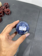 Sodalite Sphere 222g - AEORA ROCKS INDIA -Healing Crystals superstore