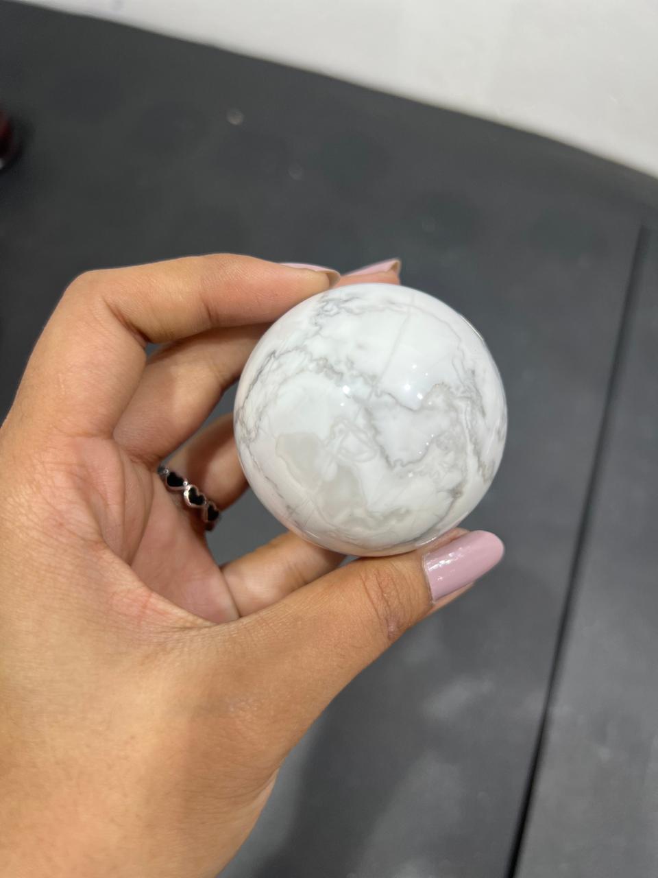 Howalite Sphere 253g - AEORA ROCKS INDIA -Healing Crystals superstore