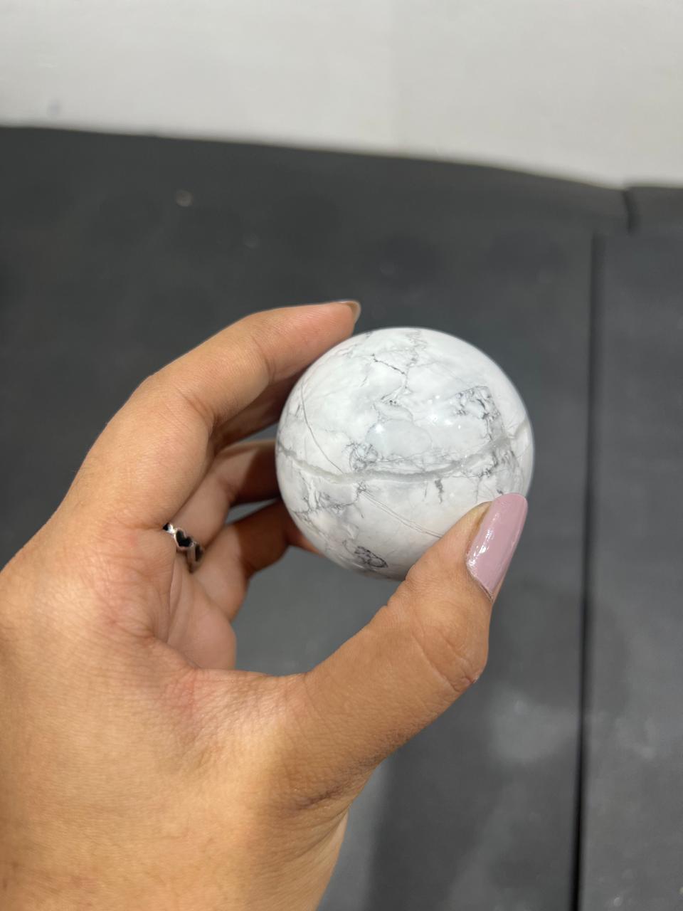Howalite Sphere 236g - AEORA ROCKS INDIA -Healing Crystals superstore