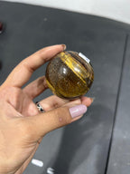 Tiger Eye Sphere 159g - AEORA ROCKS INDIA -Healing Crystals superstore