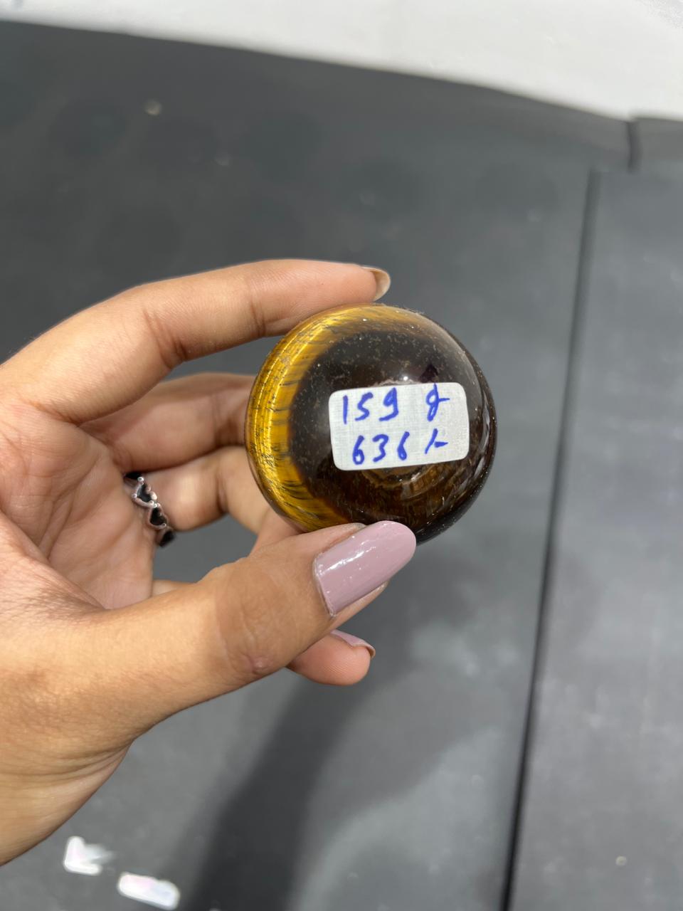 Tiger Eye Sphere 159g - AEORA ROCKS INDIA -Healing Crystals superstore