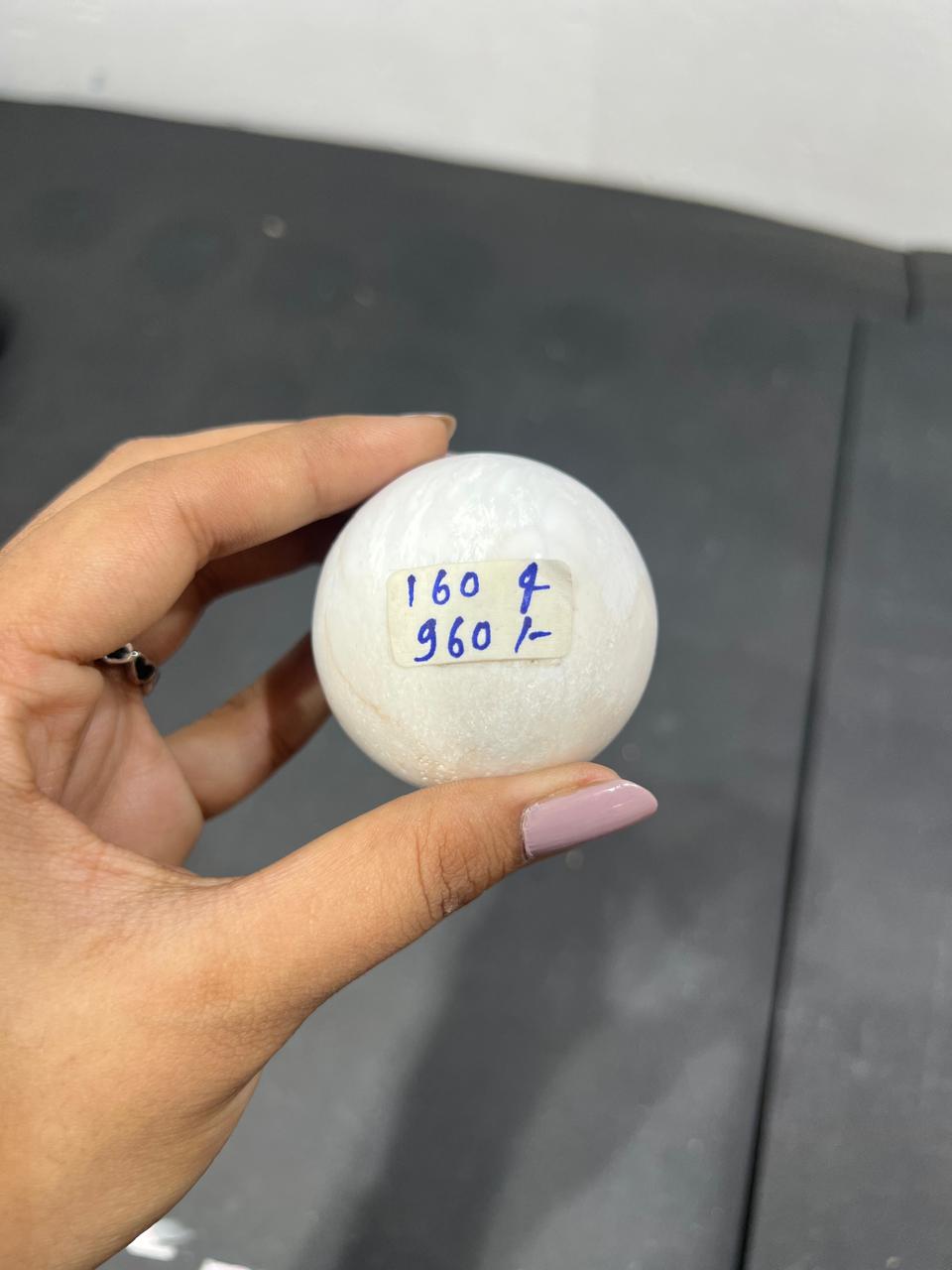 Scolecite Sphere 160g - AEORA ROCKS INDIA -Healing Crystals superstore