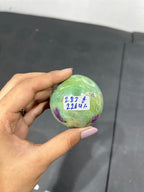 Ruby Zoisite Sphere 283g - AEORA ROCKS INDIA -Healing Crystals superstore