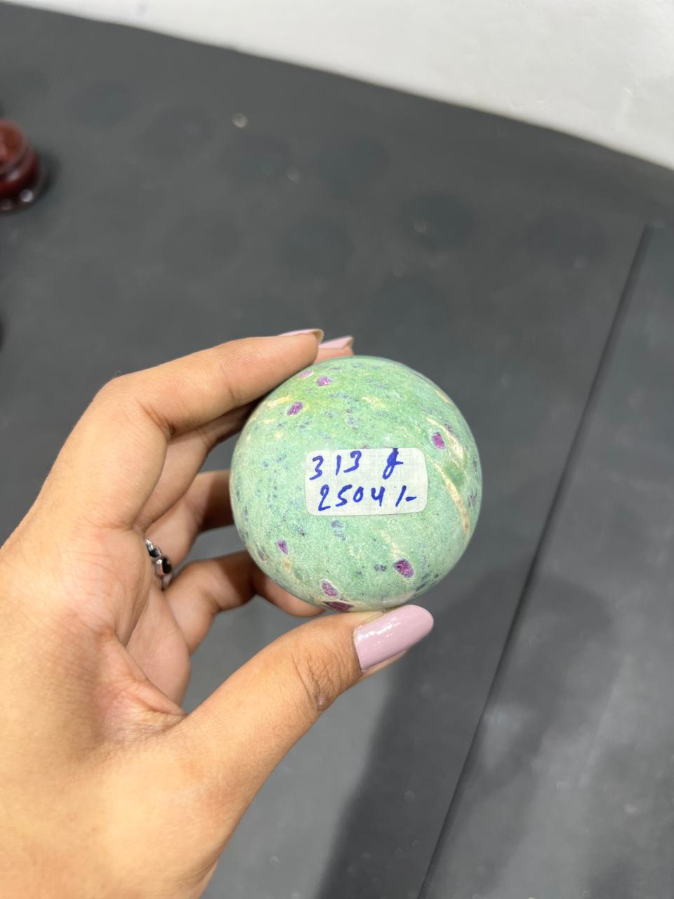 Ruby Zoisite Sphere 313g