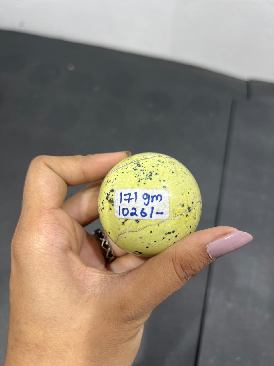 Lizardite Sphere 171g - AEORA ROCKS INDIA -Healing Crystals superstore