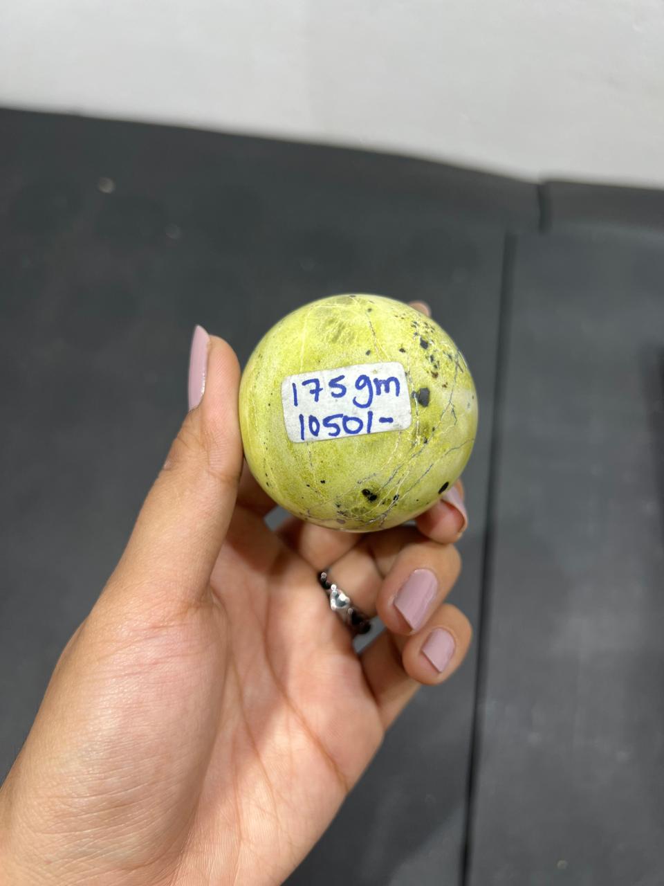 Lizardite Sphere 175g - AEORA ROCKS INDIA -Healing Crystals superstore
