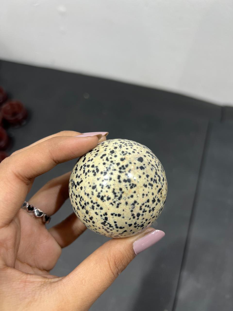 Dalmatian Jasper 212g - AEORA ROCKS INDIA -Healing Crystals superstore