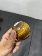 Tiger Eye Sphere 371g - AEORA ROCKS INDIA -Healing Crystals superstore