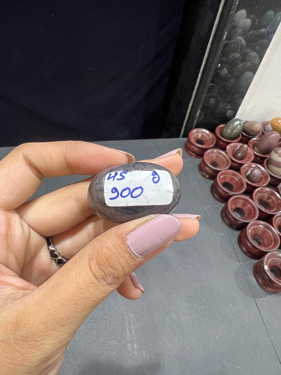 Ruby Lingam 45g - AEORA ROCKS INDIA -Healing Crystals superstore