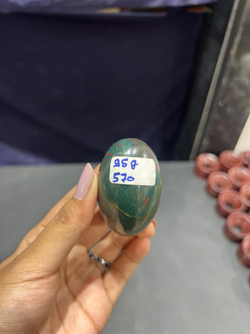 Bloodstone Lingam 95g - AEORA ROCKS INDIA -Healing Crystals superstore