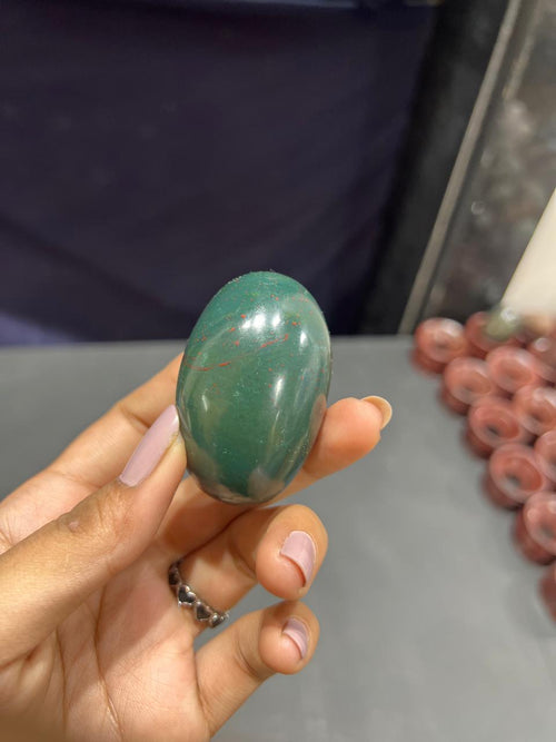 Bloodstone Lingam 94g - AEORA ROCKS INDIA -Healing Crystals superstore