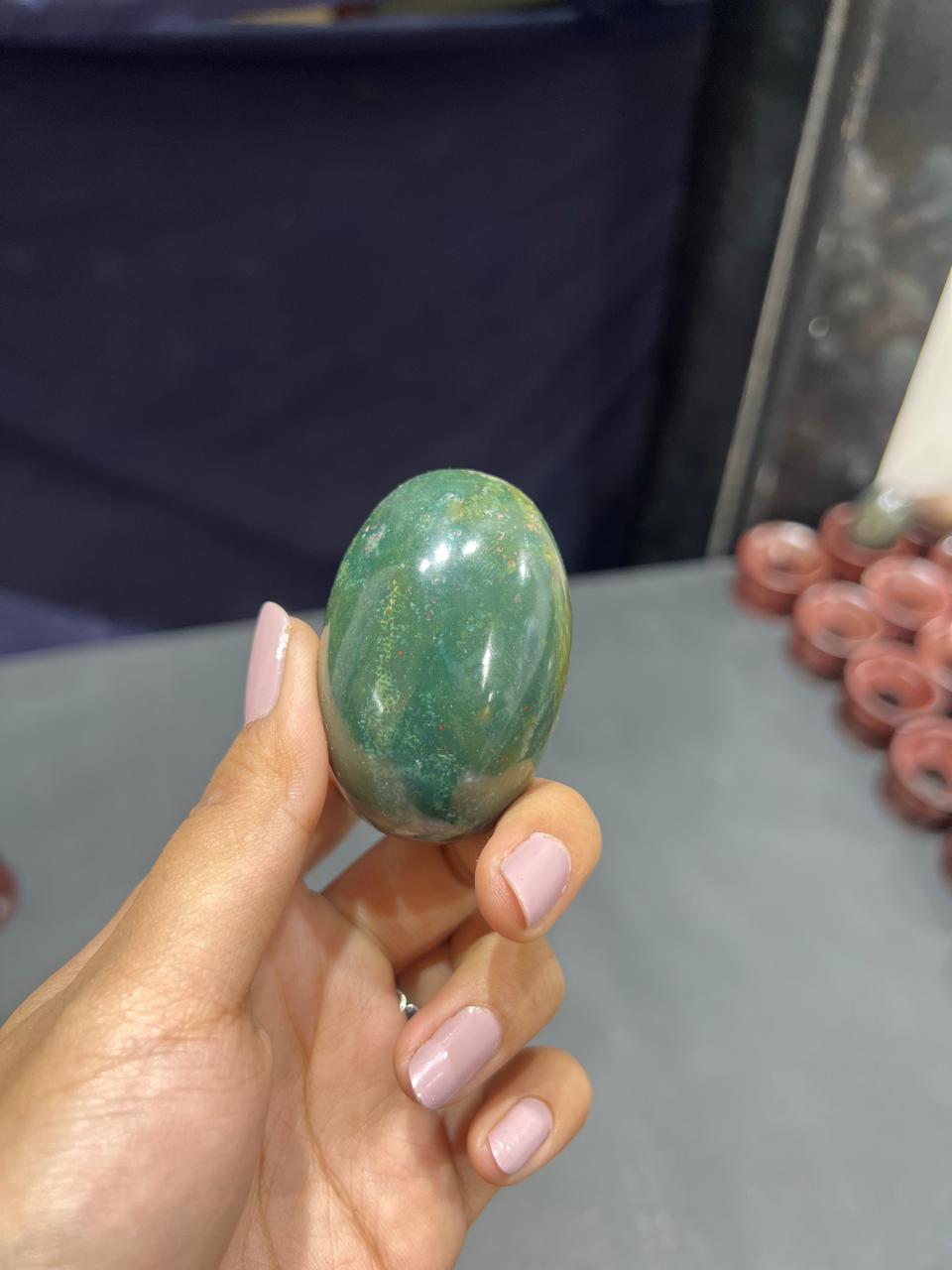 Bloodstone Lingam 105g