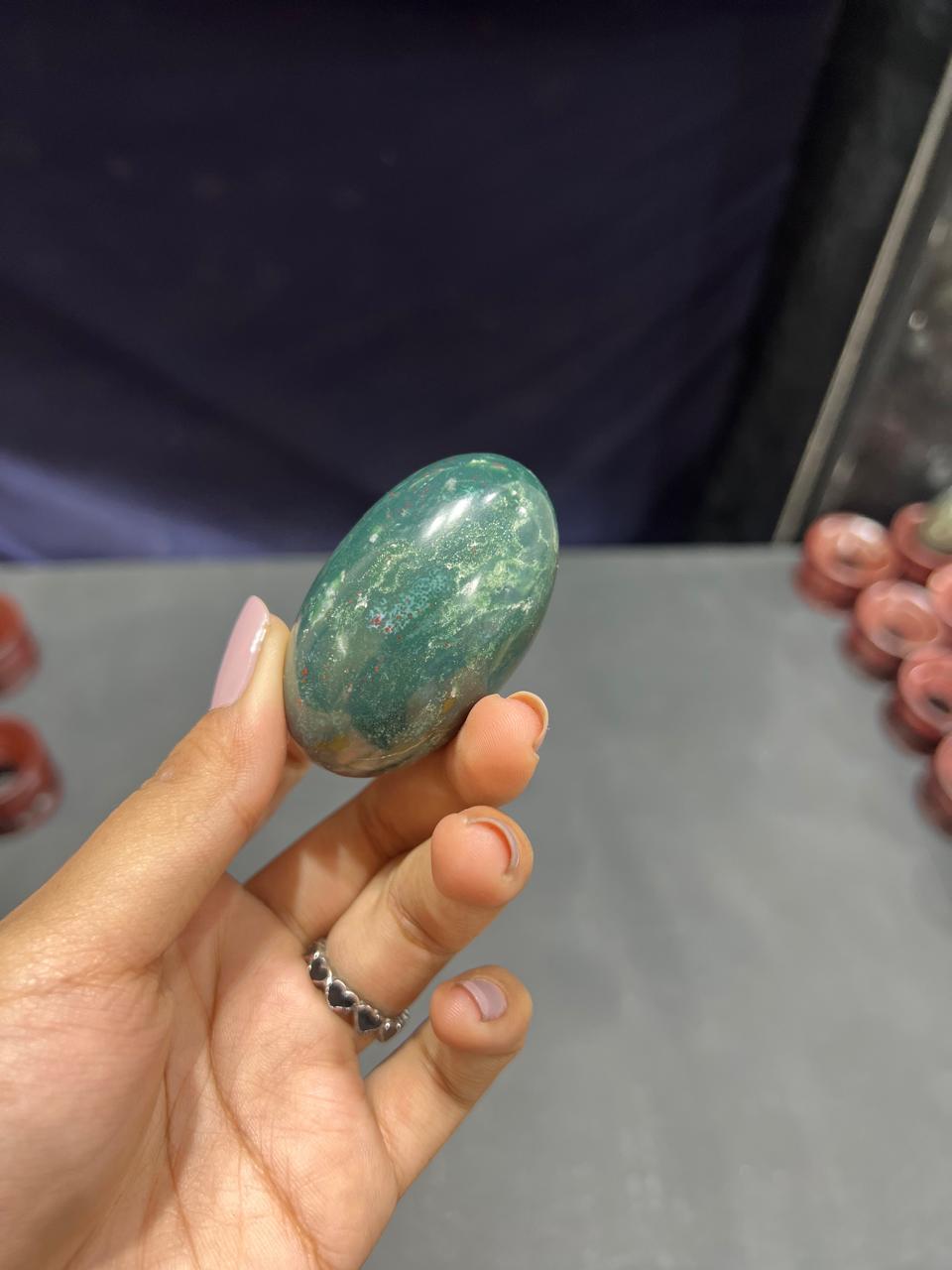 Bloodstone Lingam 83g - AEORA ROCKS INDIA -Healing Crystals superstore