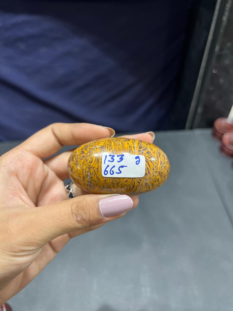 Maryam Jasper Lingam 133g - AEORA ROCKS INDIA -Healing Crystals superstore