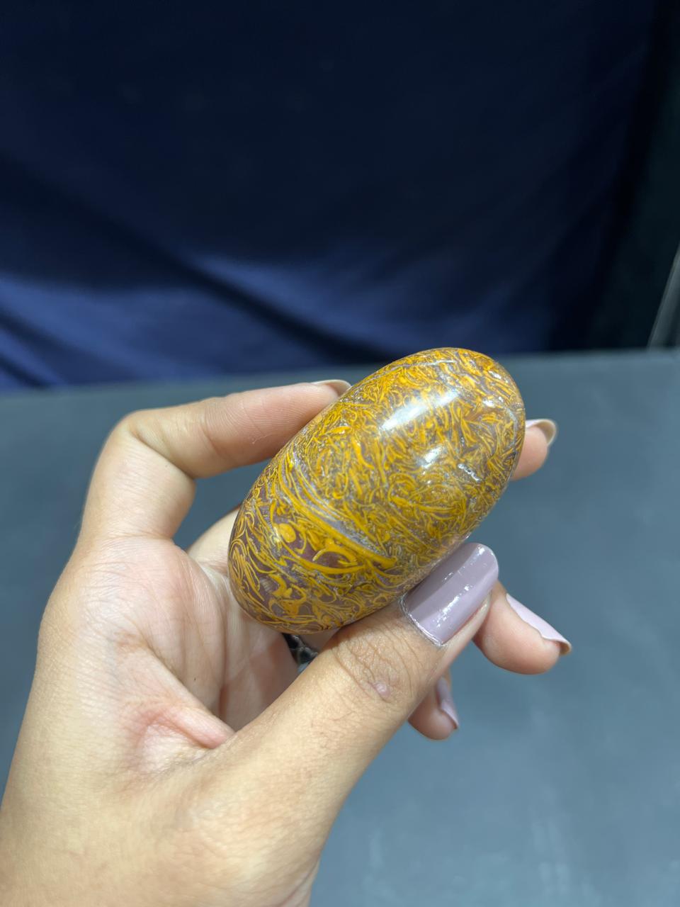 Maryam Jasper Lingam 115g - AEORA ROCKS INDIA -Healing Crystals superstore