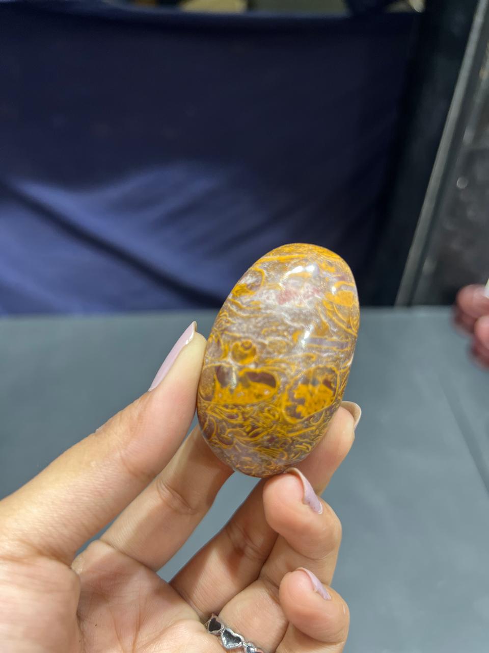 Maryam Jasper Lingam 82g - AEORA ROCKS INDIA -Healing Crystals superstore