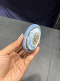 Blue Opal Lingam 135g - AEORA ROCKS INDIA -Healing Crystals superstore