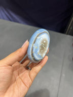 Blue Opal Lingam 135g - AEORA ROCKS INDIA -Healing Crystals superstore