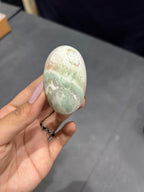 Unicorn Jasper Lingam 87g - AEORA ROCKS INDIA -Healing Crystals superstore