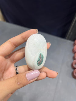 Unicorn Jasper Lingam 75g - AEORA ROCKS INDIA -Healing Crystals superstore