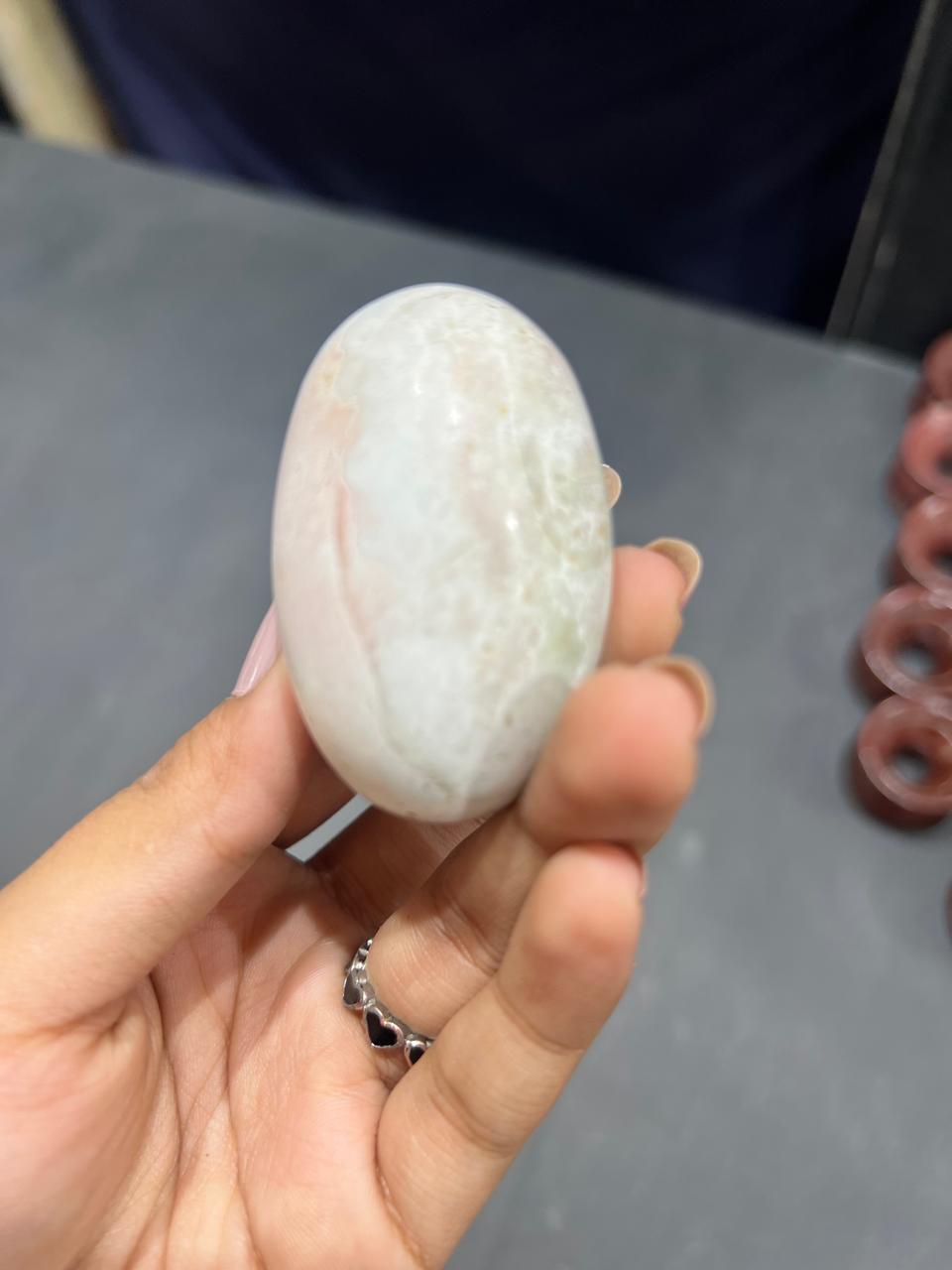 Unicorn Jasper Lingam 77g - AEORA ROCKS INDIA -Healing Crystals superstore