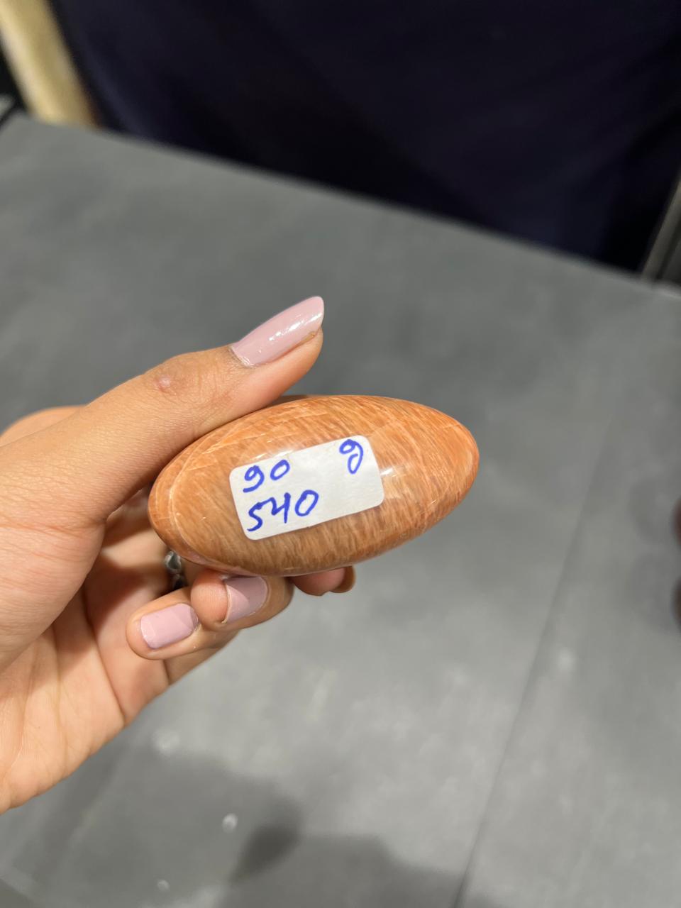 Orange Moonstone Lingam 90g