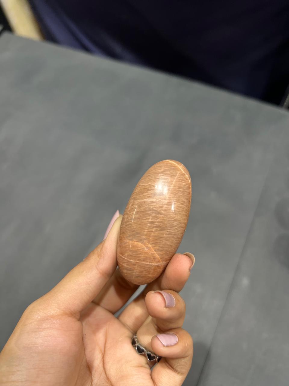 Orange Moonstone Lingam 90g