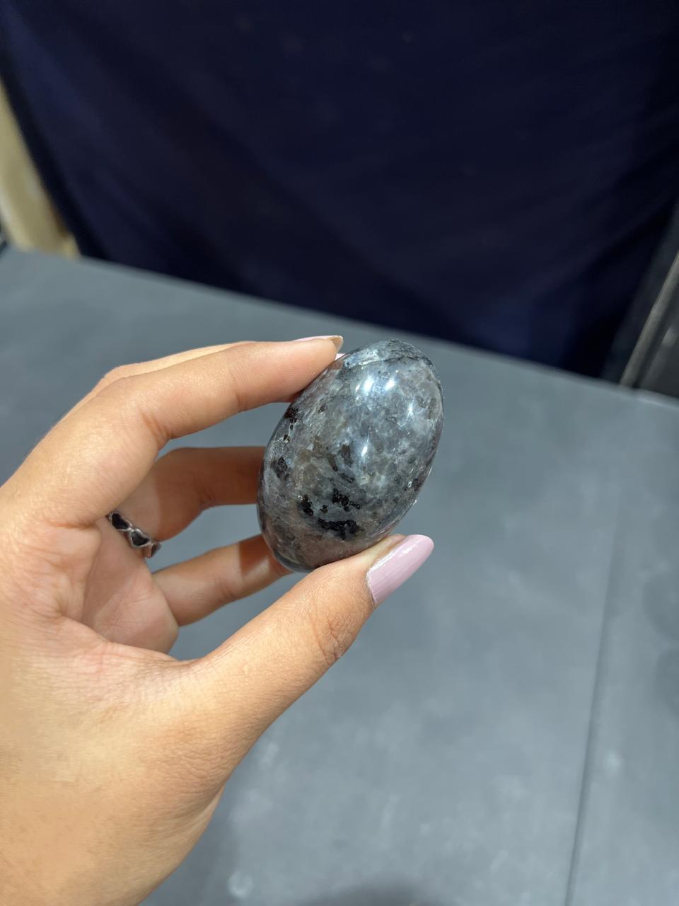 Larvikite Lingam 100g - AEORA ROCKS INDIA -Healing Crystals superstore