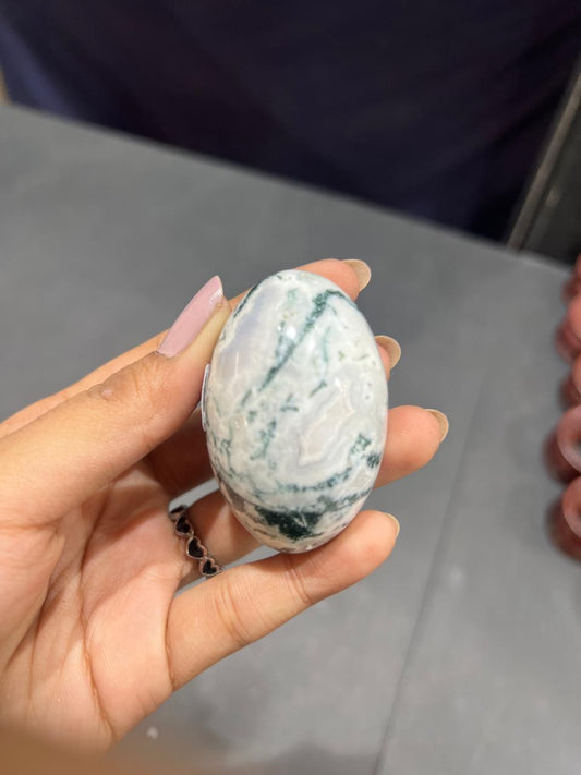Tree Agate Lingam 88g