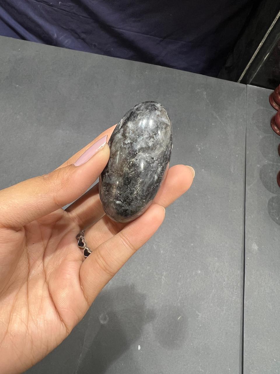 Larvikite Lingam 76g - AEORA ROCKS INDIA -Healing Crystals superstore