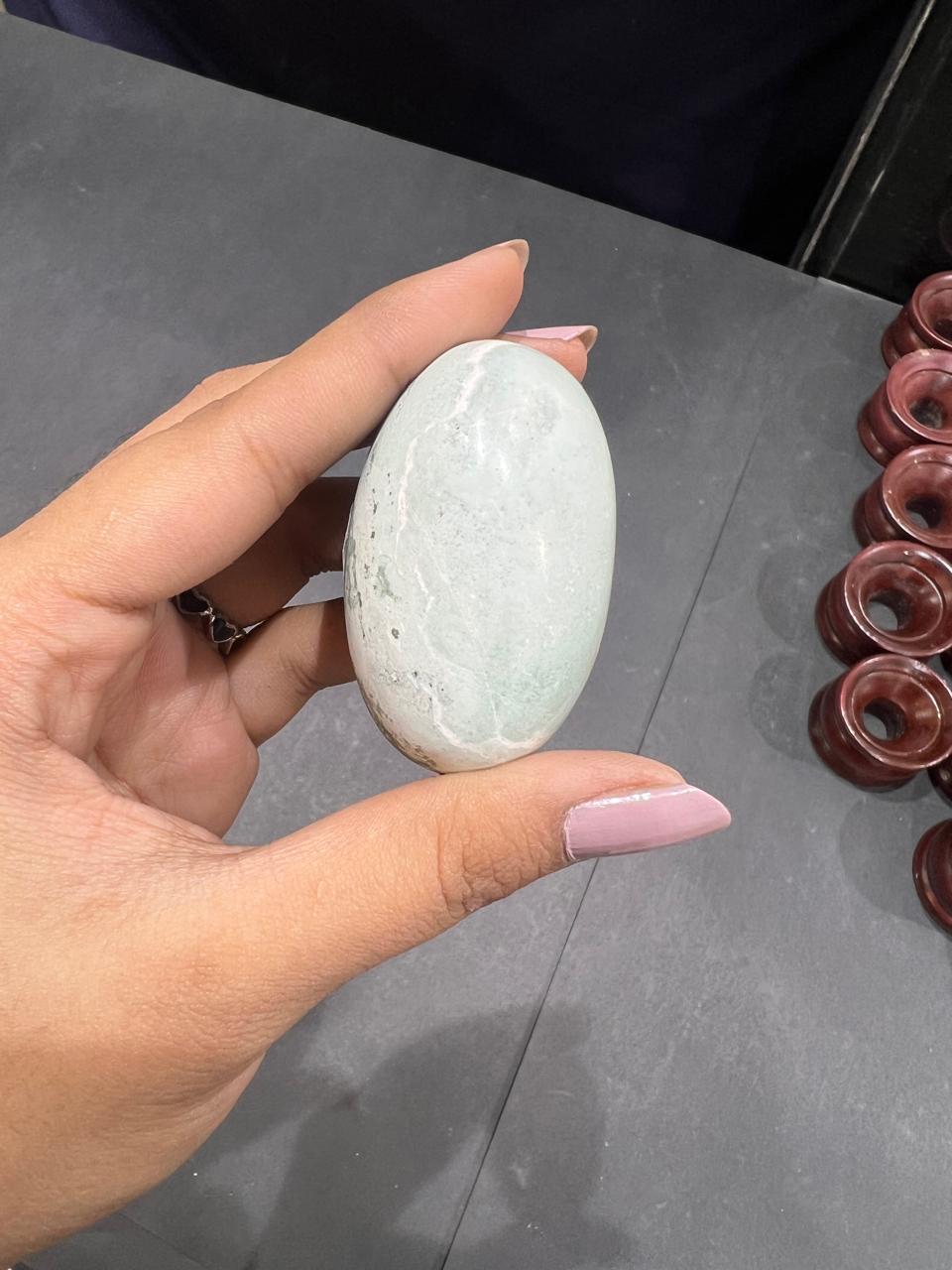 Unicorn Jasper Lingam 79g - AEORA ROCKS INDIA -Healing Crystals superstore