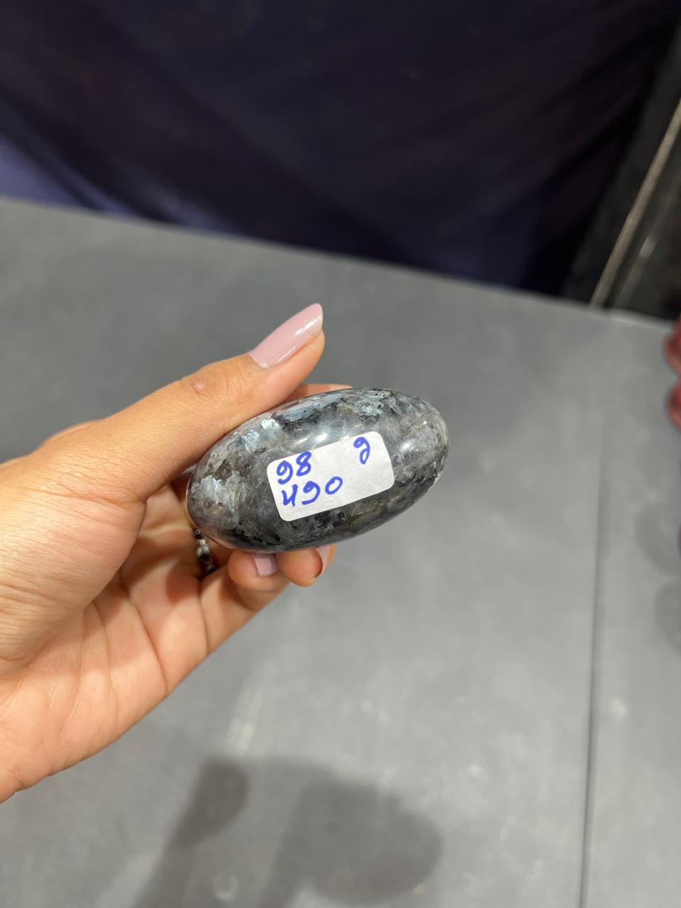 Larvikite Lingam 98g - AEORA ROCKS INDIA -Healing Crystals superstore