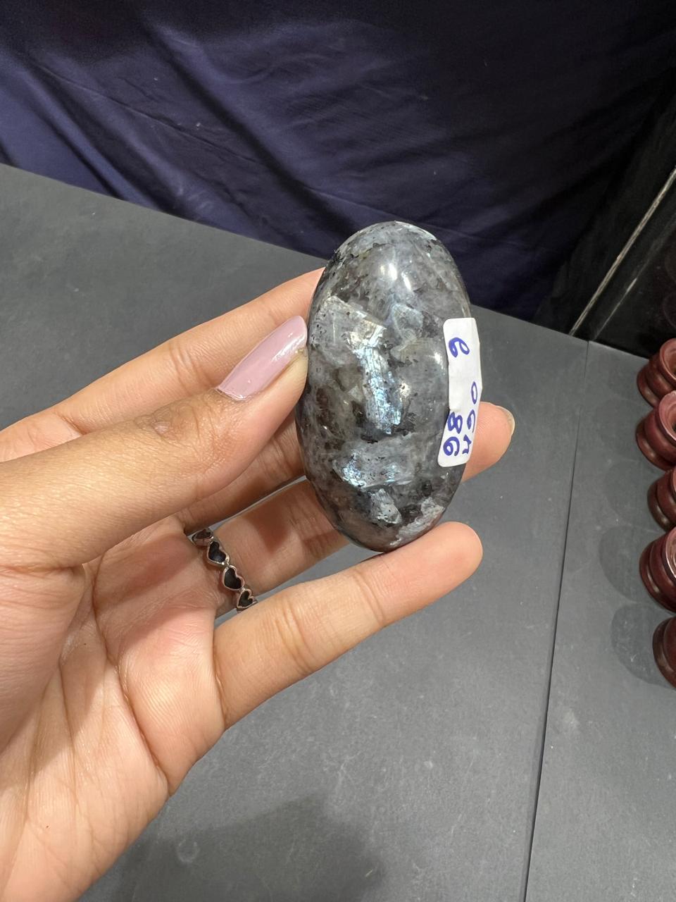 Larvikite Lingam 98g - AEORA ROCKS INDIA -Healing Crystals superstore