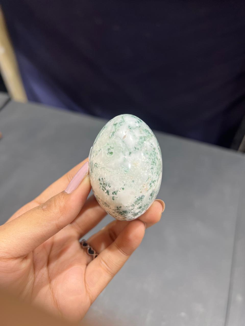 Tree Agate Lingam 97g