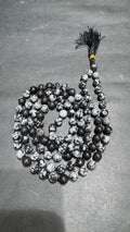 Snowflake Obsidian Jap mala - AEORA ROCKS INDIA -Healing Crystals superstore