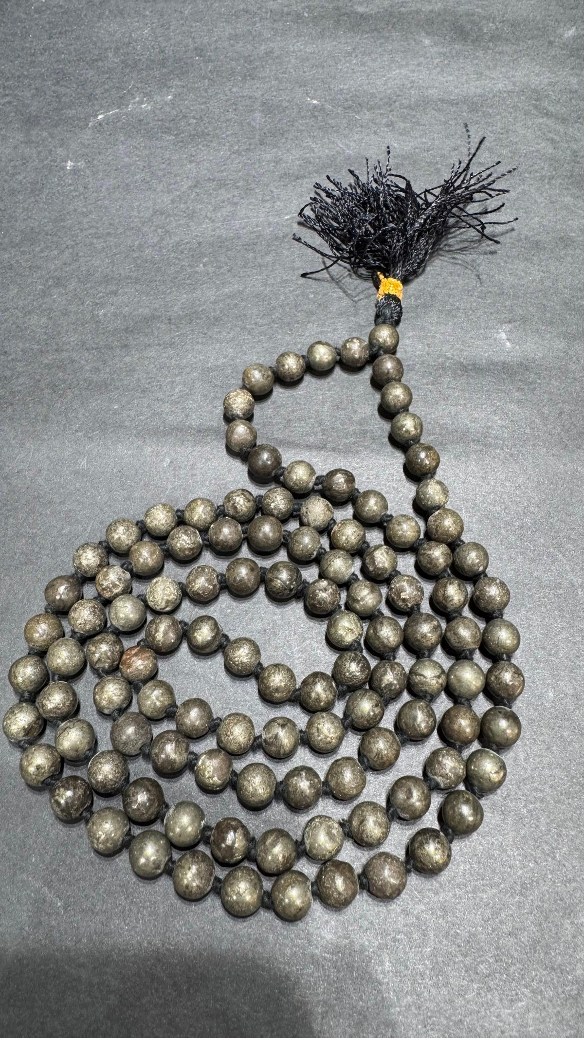 Pyrite Jap Mala - AEORA ROCKS INDIA -Healing Crystals superstore
