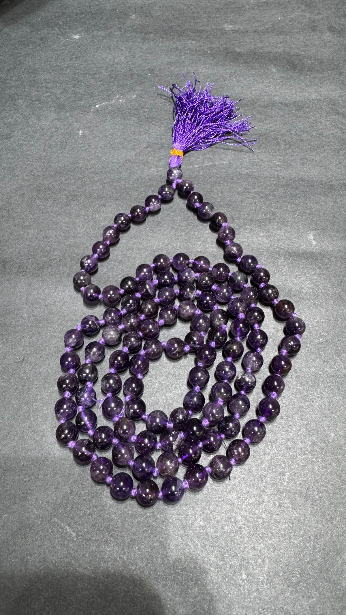 Amethyst Jap Mala - AEORA ROCKS INDIA -Healing Crystals superstore
