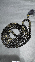 Silver Sheen Obsidian Jap Mala - AEORA ROCKS INDIA -Healing Crystals superstore
