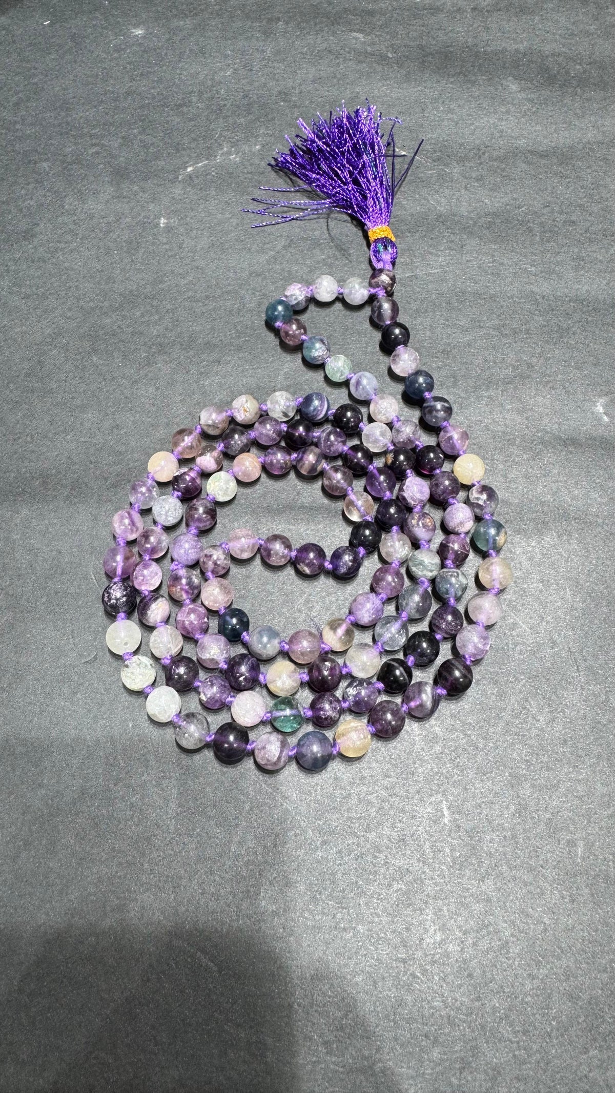 Flourite Jap Mala - AEORA ROCKS INDIA -Healing Crystals superstore