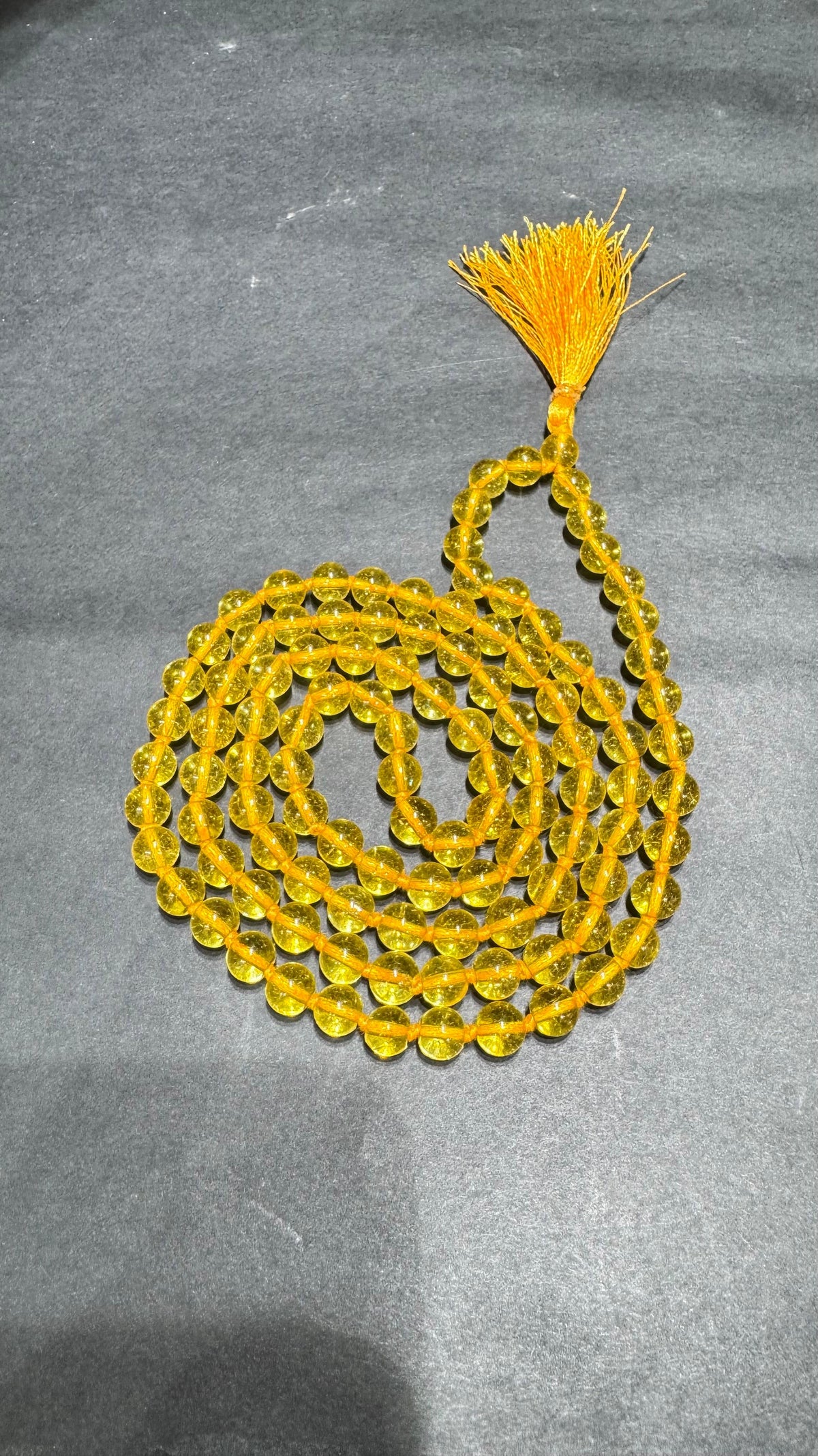 Citrine Jap mala - AEORA ROCKS INDIA -Healing Crystals superstore