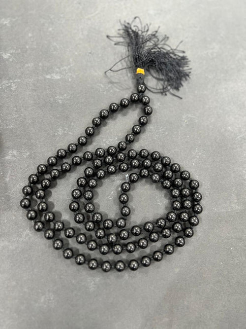 Black Tourmaline Jaap Mala - AEORA ROCKS INDIA -Healing Crystals superstore