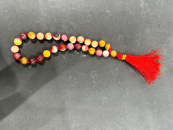 Mookaite Jasper Japa Mala - AEORA ROCKS INDIA -Healing Crystals superstore