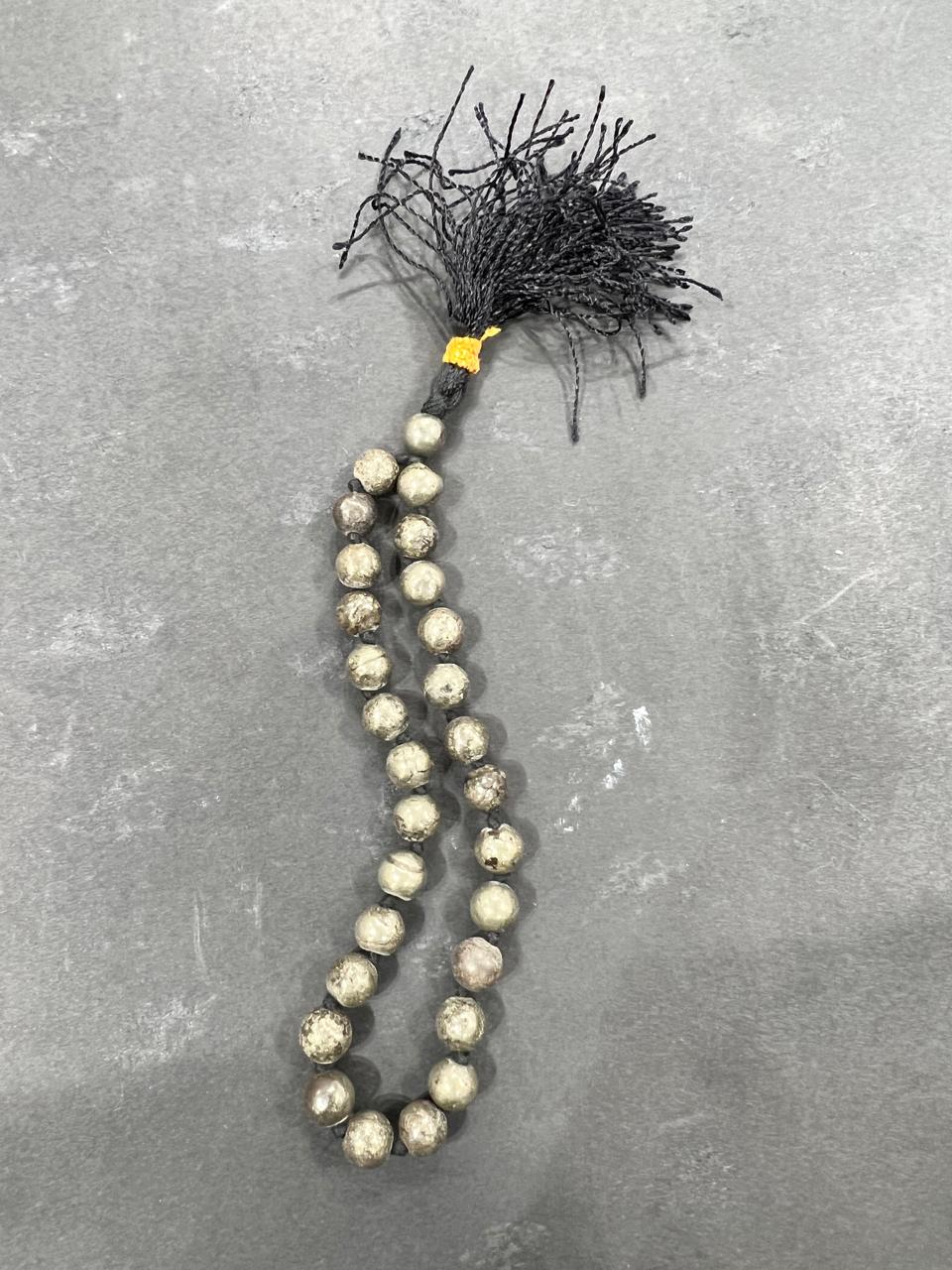 Pyrite Japa Mala - AEORA ROCKS INDIA -Healing Crystals superstore